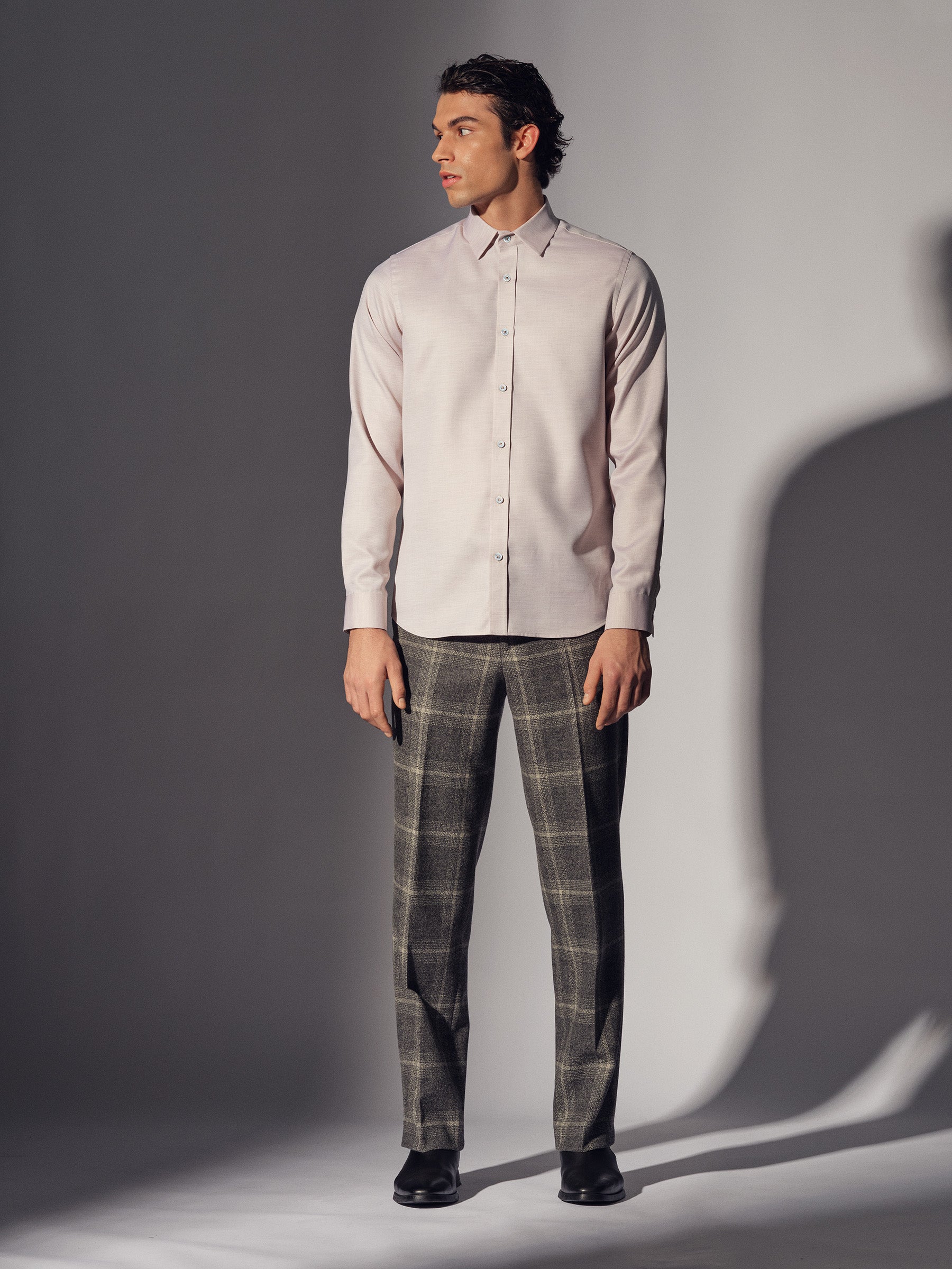 Cream Cotton Classic Shirt