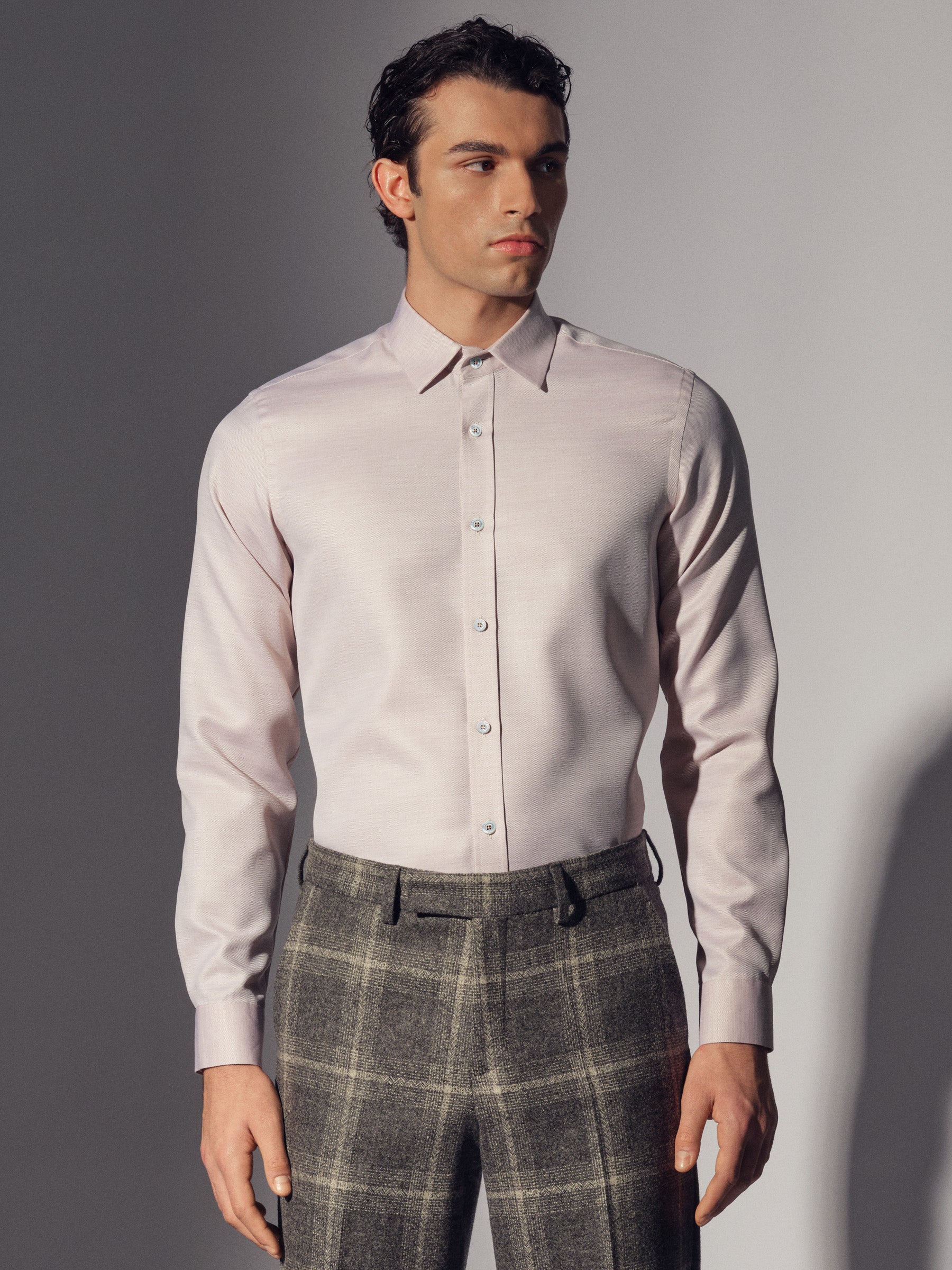 Cream Cotton Classic Shirt