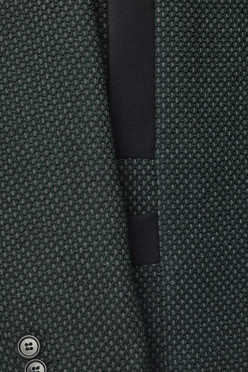 Green Wool Front Yoke Jacket