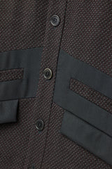 Brown Wool Front Yoke Jacket