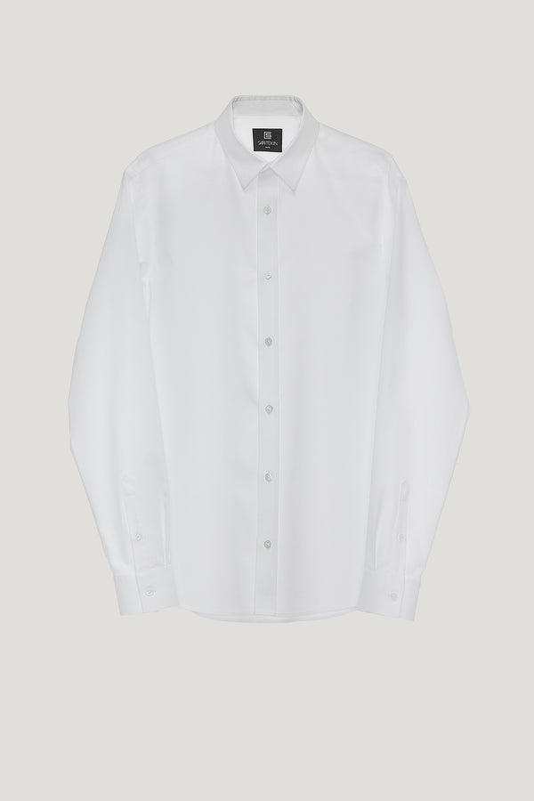 White Cotton Classic Shirt